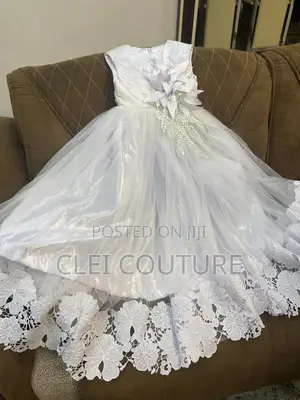 Kids White Dress