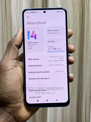 Xiaomi Redmi Note 12 5G 256 GB Blue