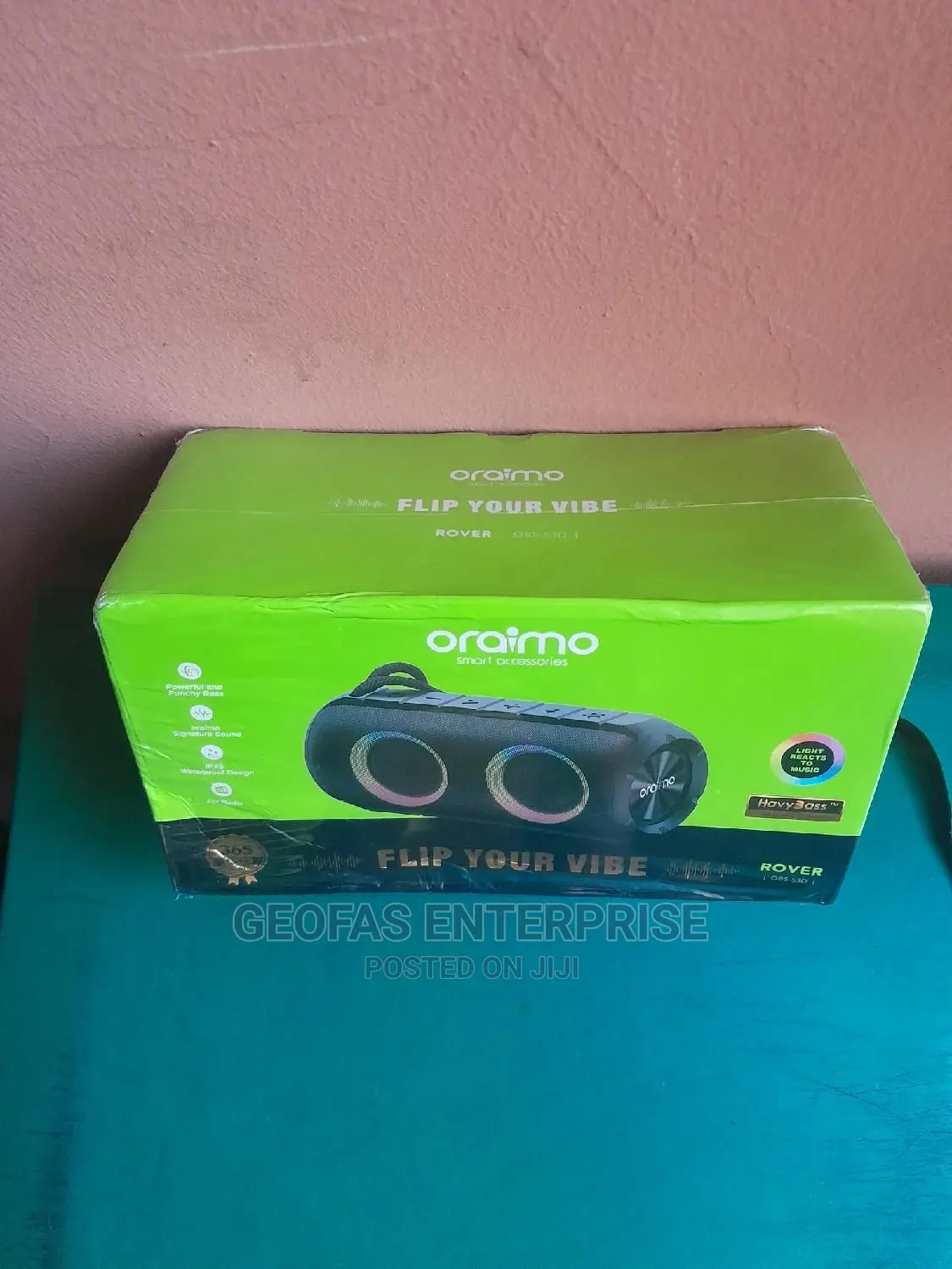 Oraimo Rover RGB Bluetooth Portable Wireless Bass Speaker