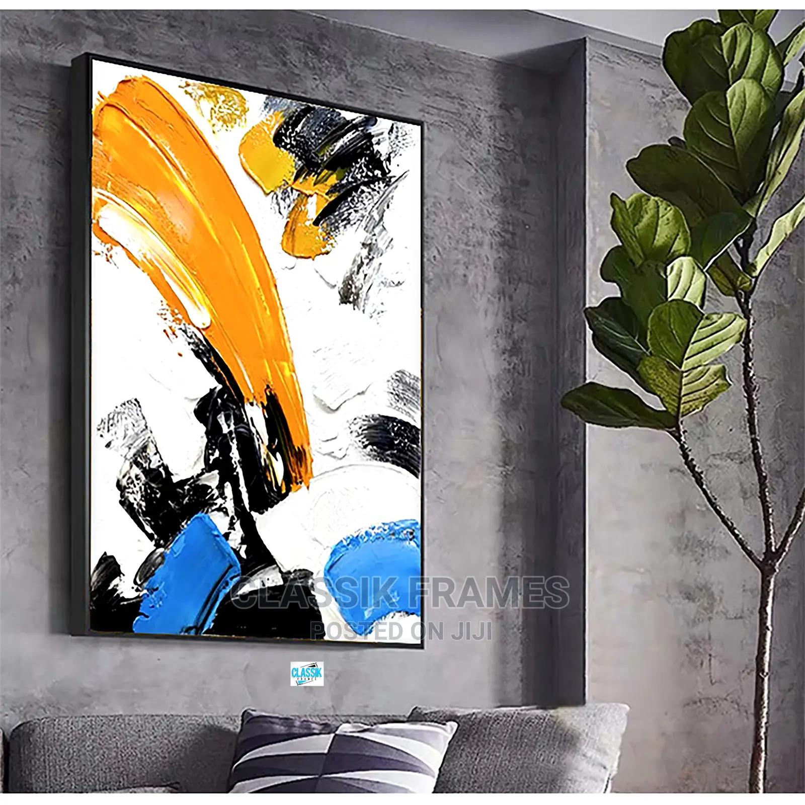 Abstract Hd Framed Picture Painting Wall Frame