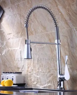 Quality Chrome Spring Kitchen Mixer Tap