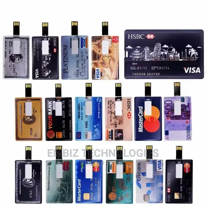 PVC Card USB Flash Drive 64gb