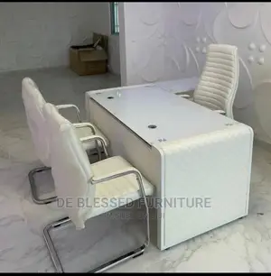 Executive White Office Table