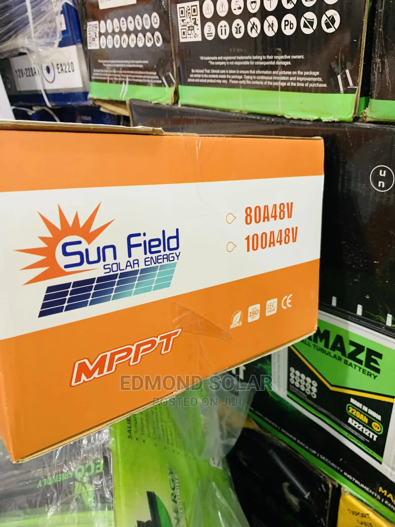 Sun Field Solar Charger Controller 80ah 96
