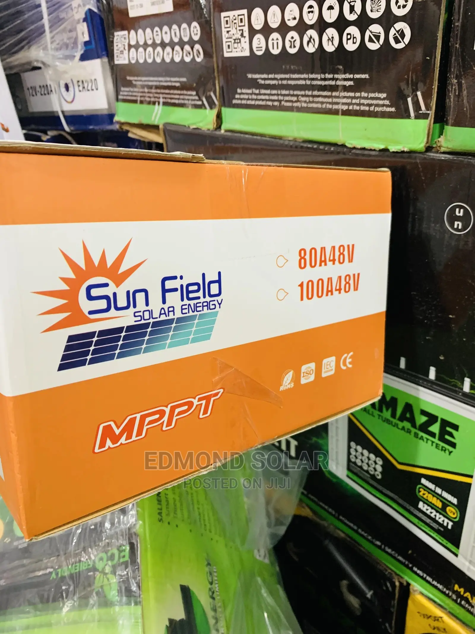 Sun Field Solar Charger Controller 80ah 96