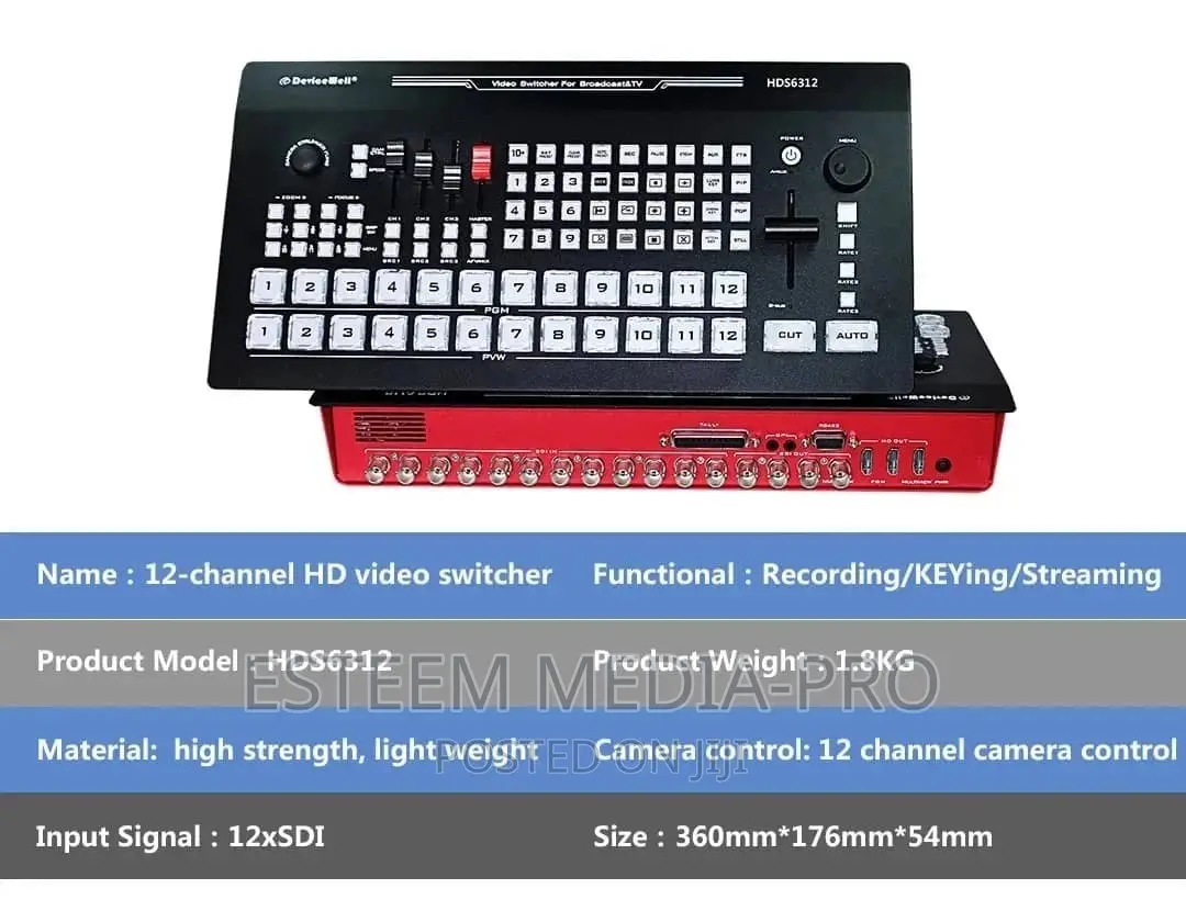 Devicewell Hds6312 12 Ch. Sdi Video Switcher