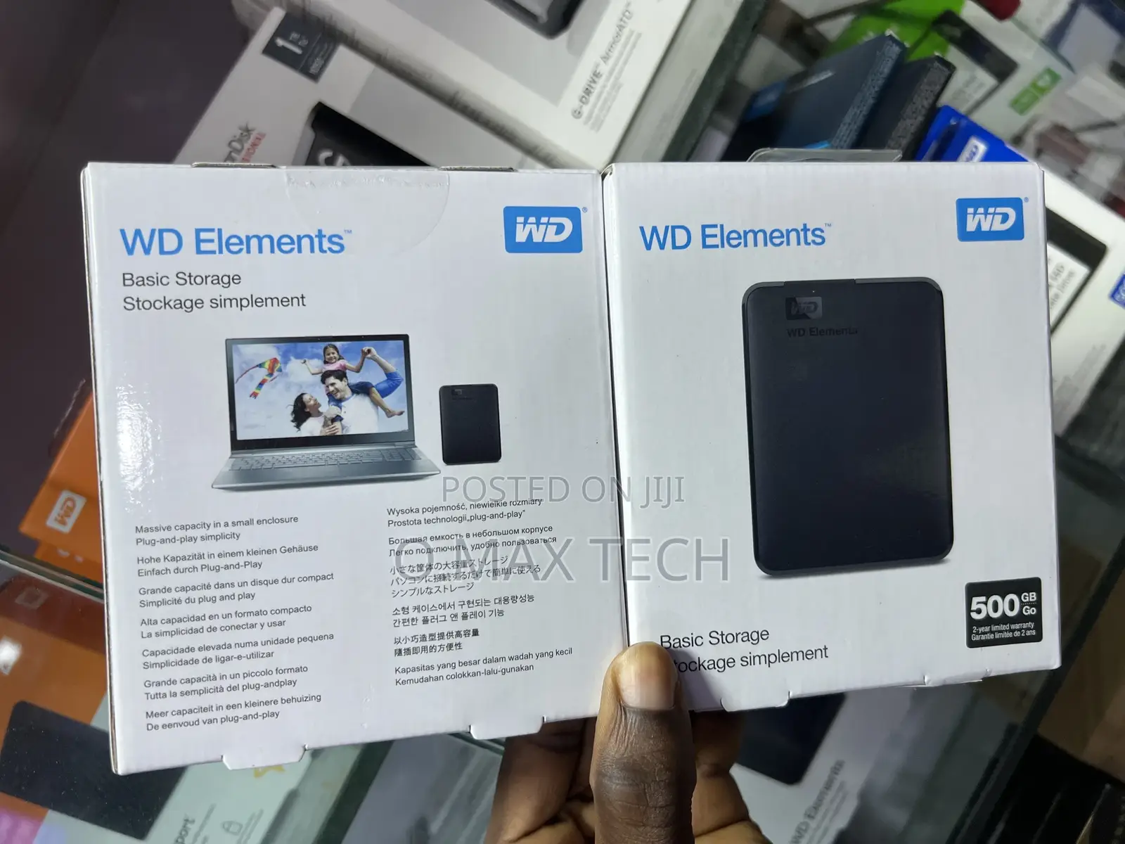 Wd Elements 500 Gb Usb 3.0 Portable External Hard Drive