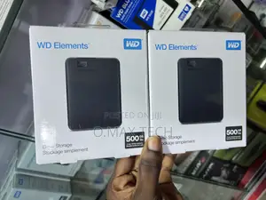 Wd Elements 500 Gb Usb 3.0 Portable External Hard Drive
