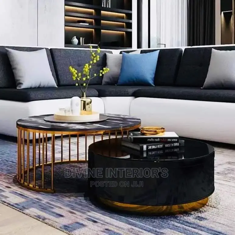 Luxurious Marble Center Table With Extension