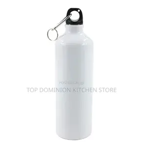 750ML Stainless Steel White Water Bottle