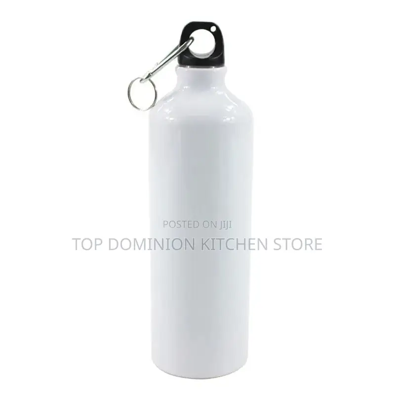 750ML Stainless Steel White Water Bottle