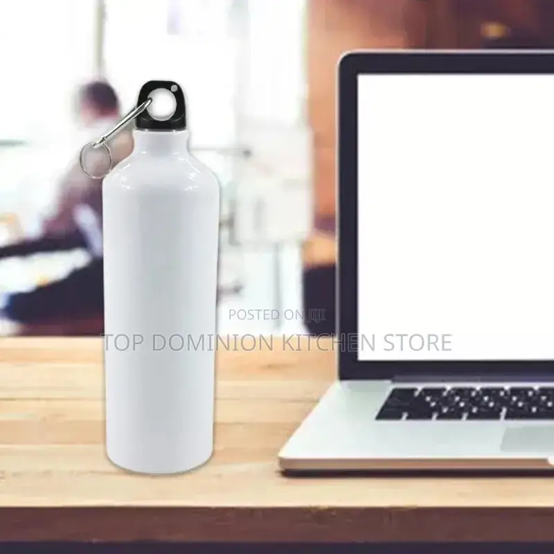 750ML Stainless Steel White Water Bottle