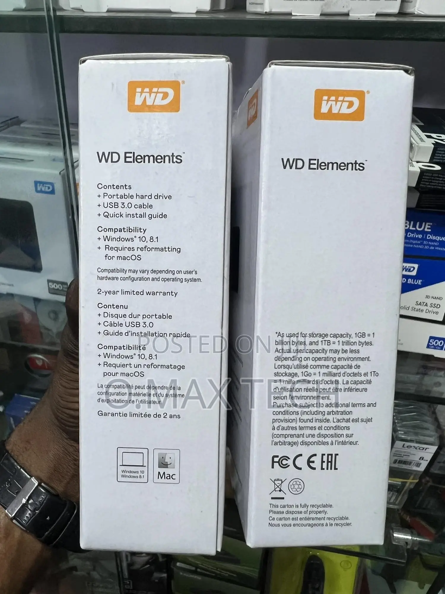Western Digital Wd 2tb Elements Portable Hard Disk Drive
