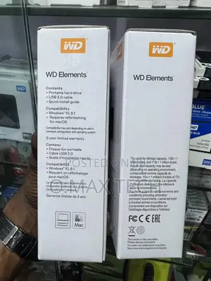 Western Digital Wd 2tb Elements Portable Hard Disk Drive