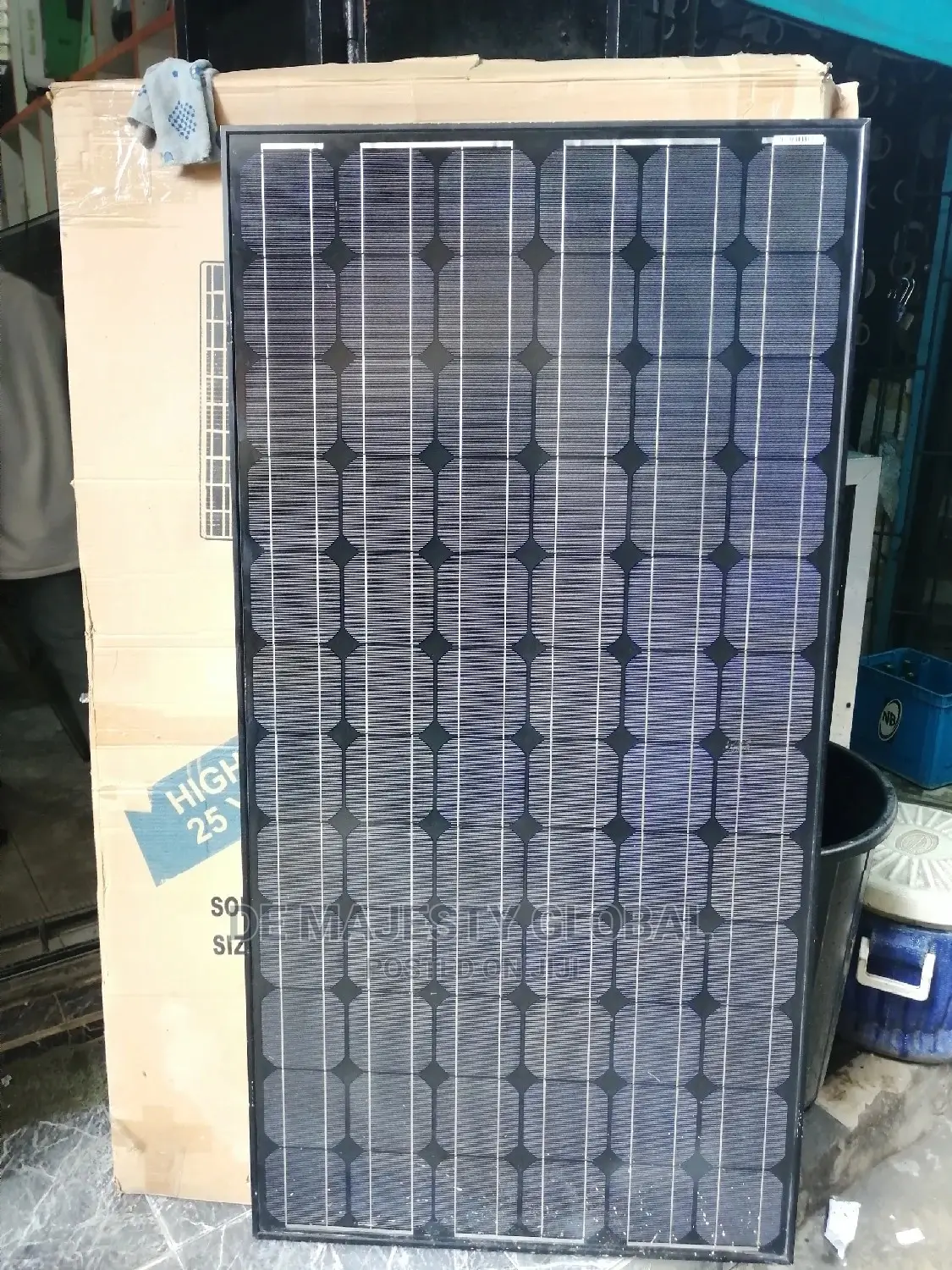 All Black 400watt Solar Panel