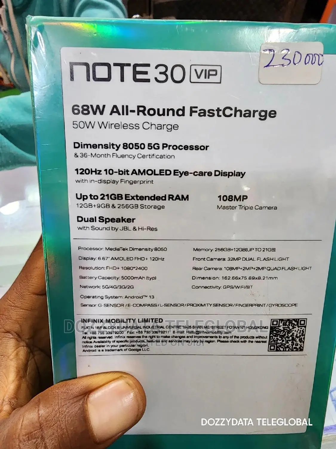 New Infinix Note 30 Pro 256 GB