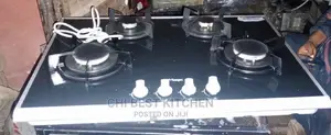 Gas Cooker 4 Burner Glass
