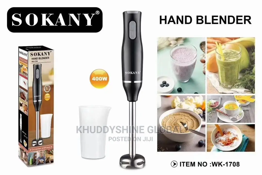 Sokany 4 in 1 Hand Blender 500w