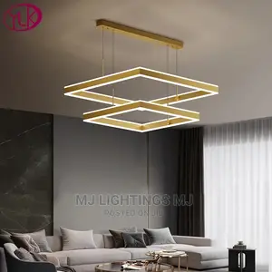 Modern Minimalist Living Room Chandelier Light.