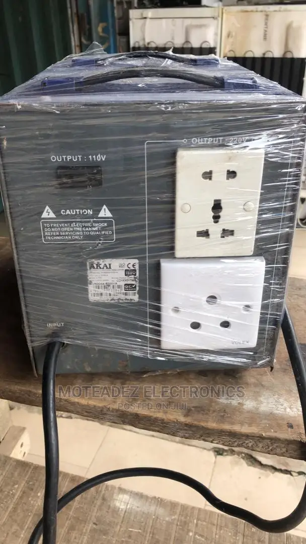 Foreign Used 5000w Copper Coil Stabiliser/Voltage Regulator