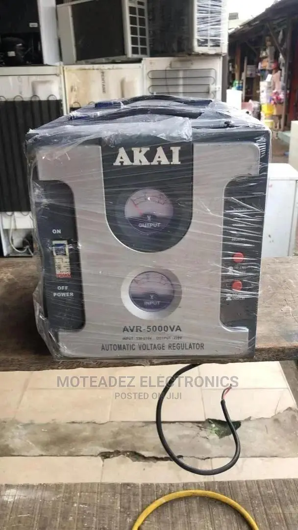 Foreign Used 5000w Copper Coil Stabiliser/Voltage Regulator