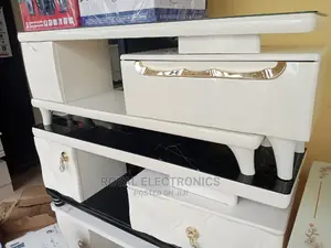 World Class Modern TV Stand With Drawers