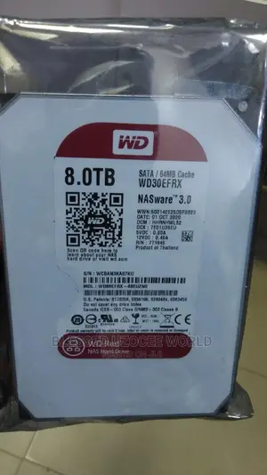 8tb Wd Nas Surveillance HDD Harddrive/Disk for Cctv, Dvr,Nvr