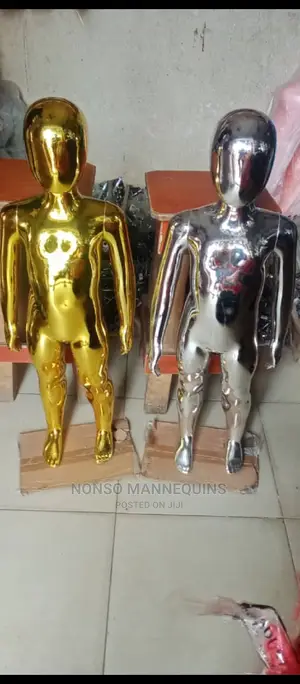Gold Chrome and Silver Chrome Age 1 to 3 Years Unisex Dummy