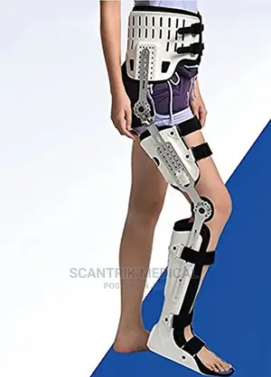 Adjustable Knee Ankle Foot Orthosis Immobilizer Support