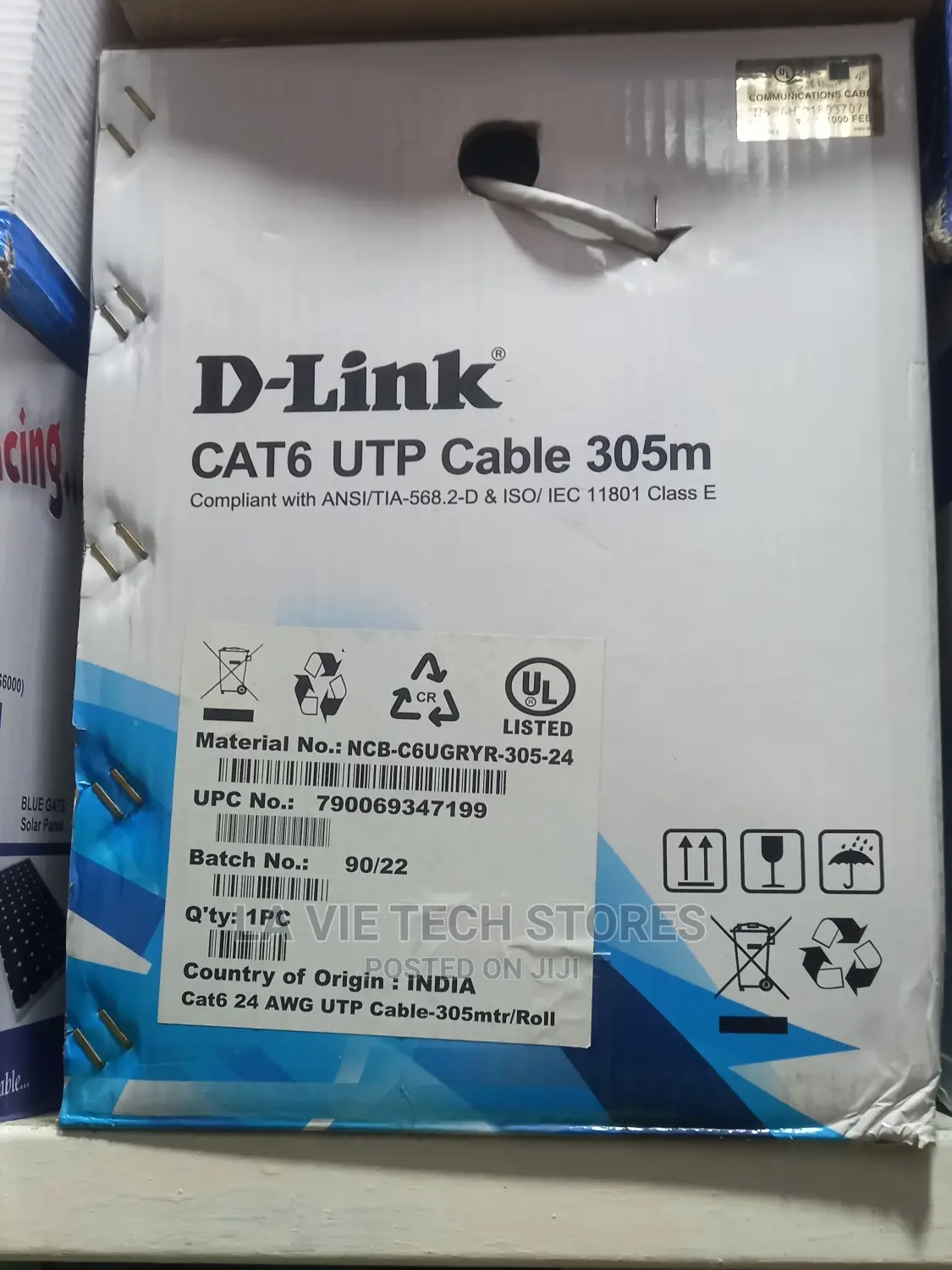 D-Link Cat6 Pure Copper Cable