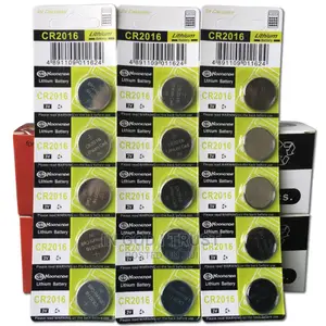 5pcs 3V CR2016 Button Batteries