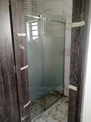 Solid Shower Cubicle.