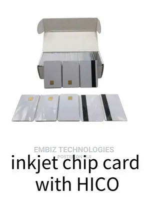 Inkjet PVC Card With Chips and HICO