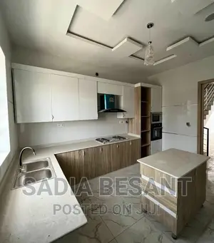 Contemporary Kitchen Cabinet Design With Accessories