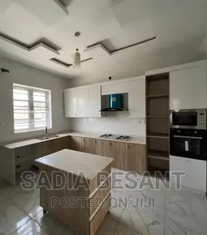 Contemporary Kitchen Cabinet Design With Accessories