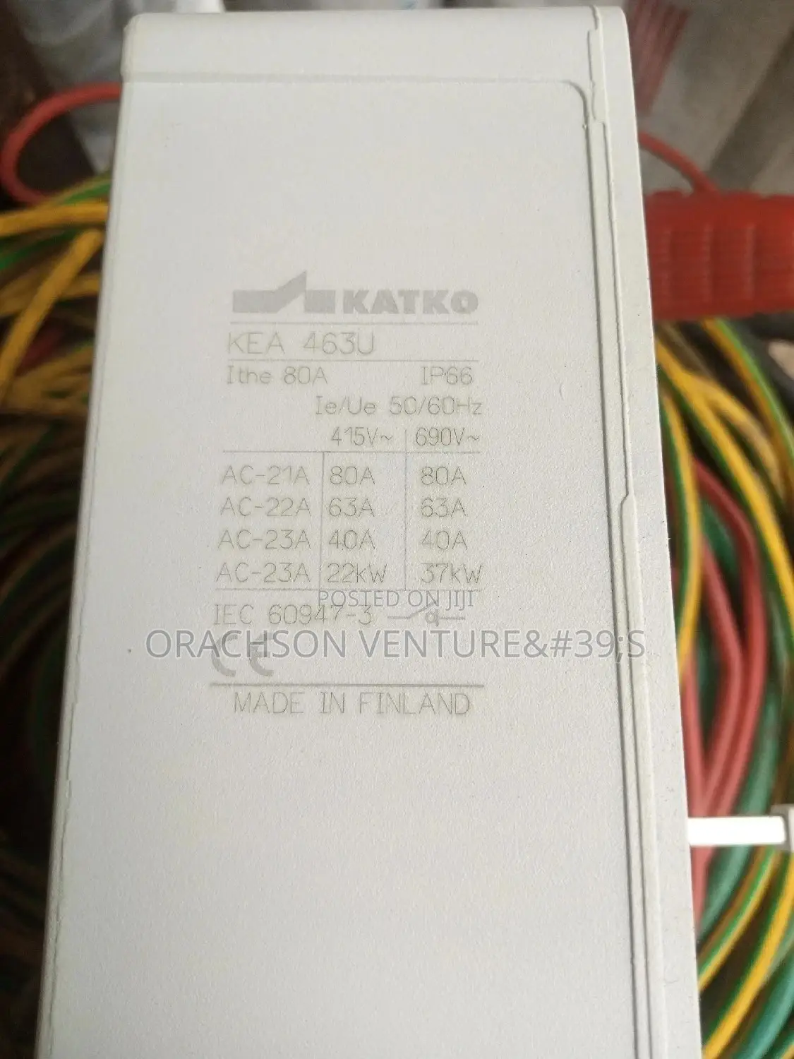 80amps Isolator Switch Ceramic