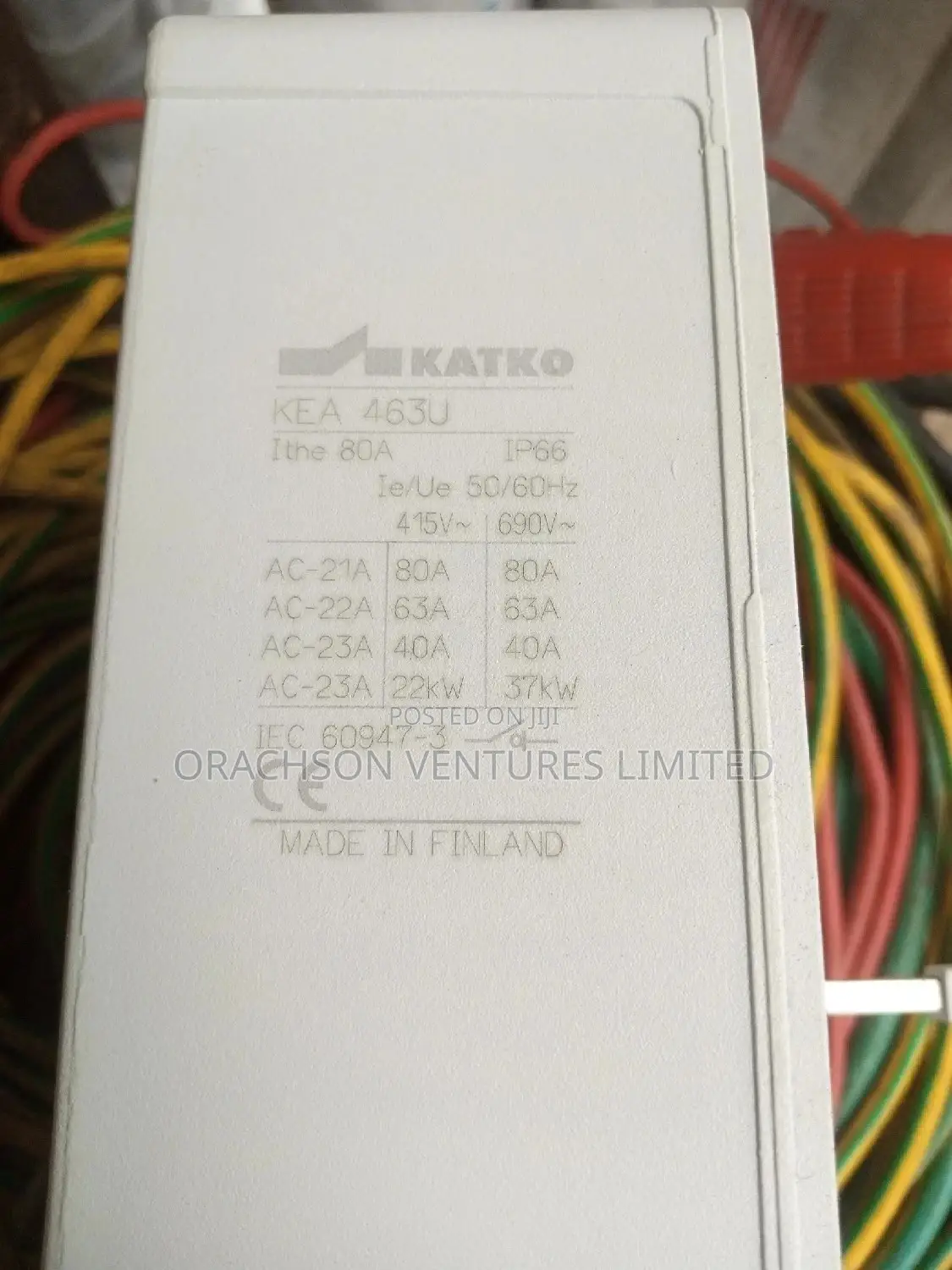 80amps Isolator Switch Ceramic