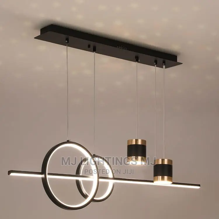 Modern Black Led Pendant Lights Chandelier Light.