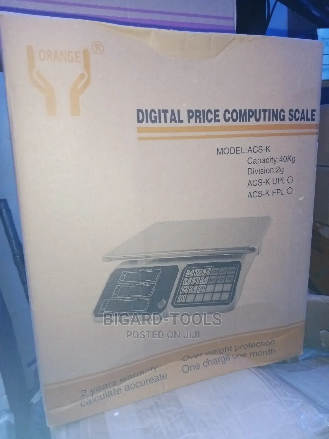 40kg Electronics Scale(Orange)