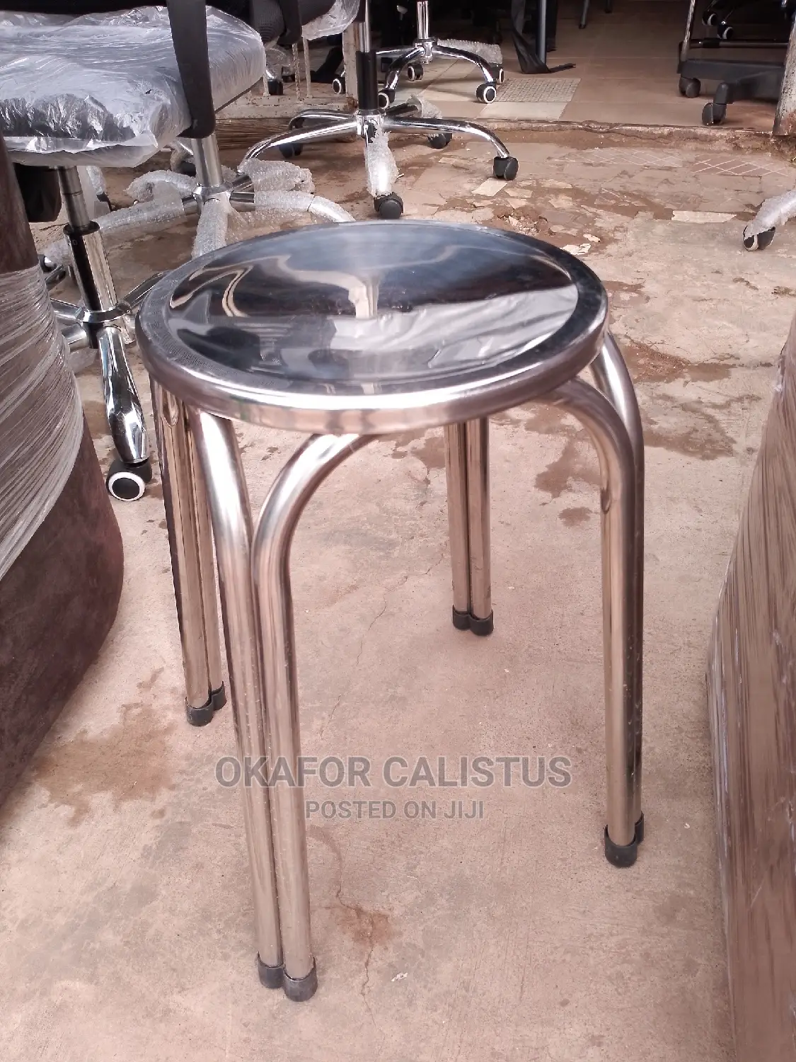 Stainless Side Stool