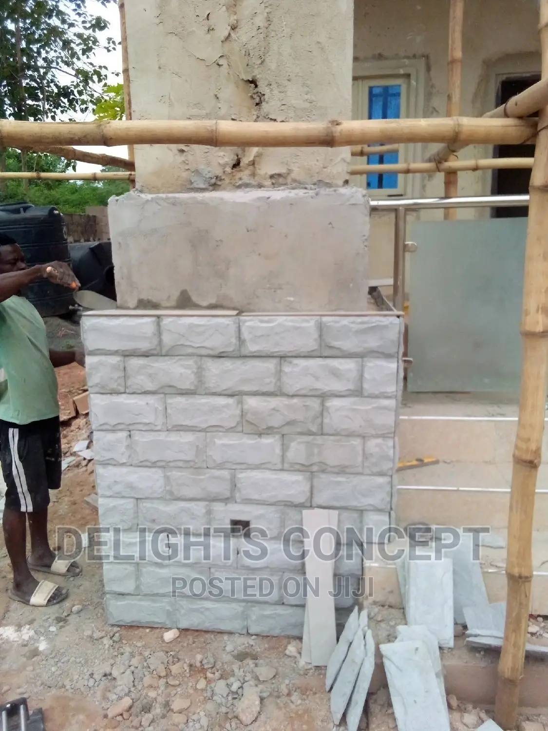 Strong and Straight Pillars Installation.