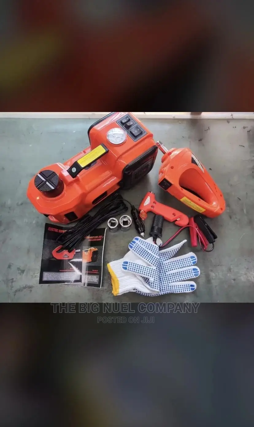 Durable Electronics Motor Jack,Air Compressor and Wrench