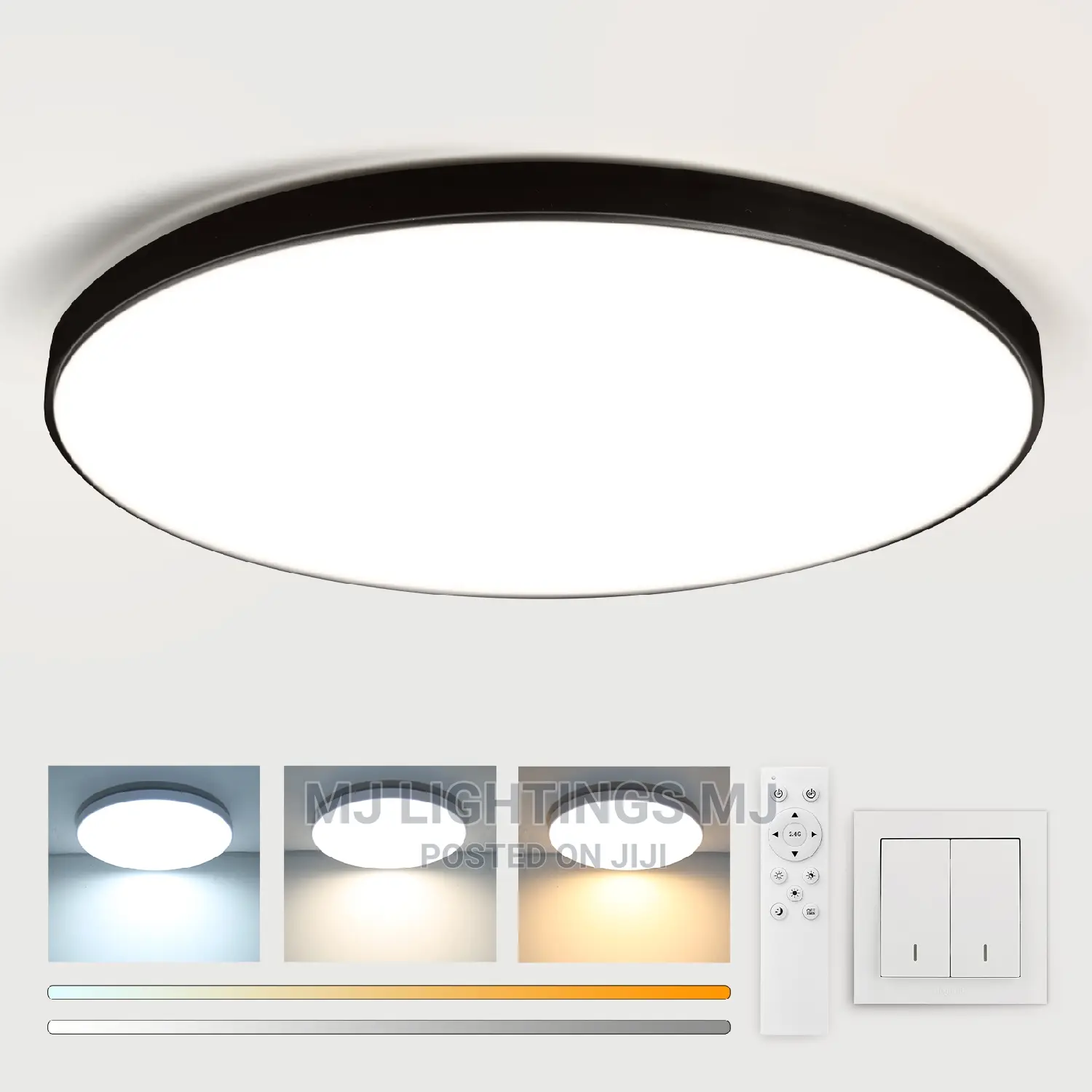Dimmable Ceiling Light LED Panel Room Bedroom Lighting