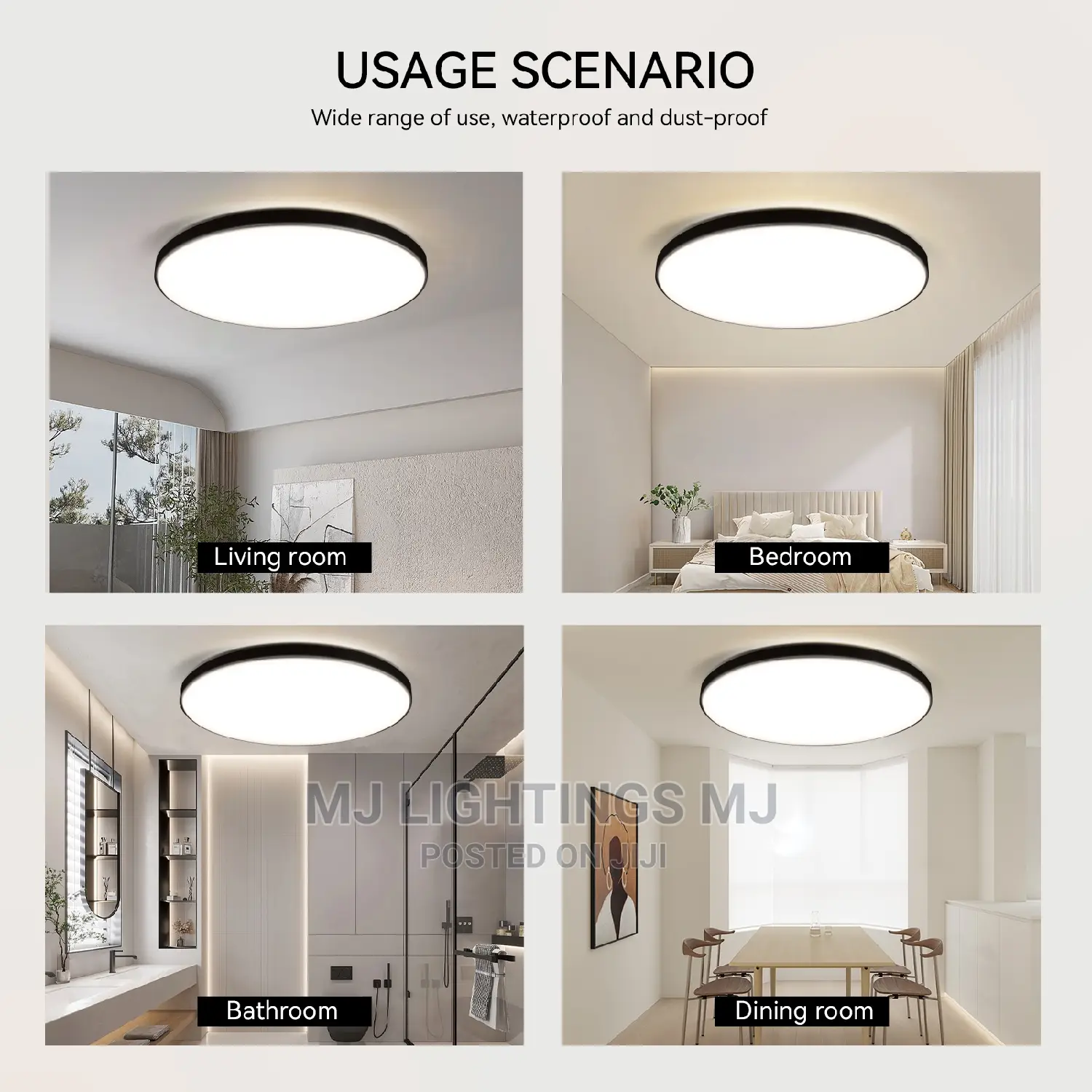 Dimmable Ceiling Light LED Panel Room Bedroom Lighting