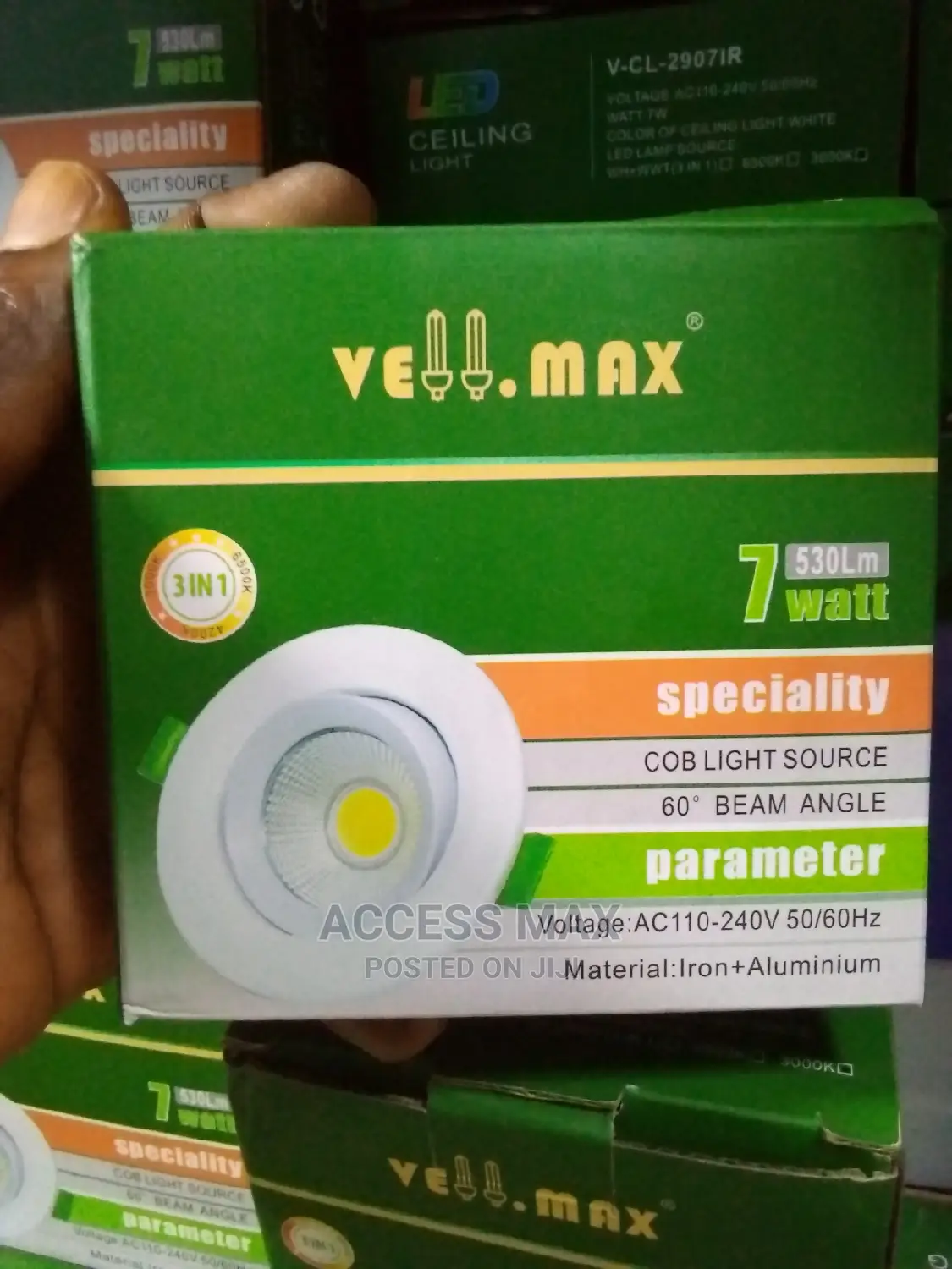 7watt Led Pop Light Single Colour