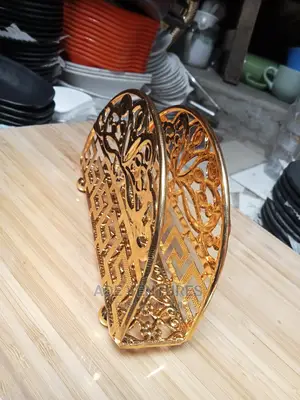 Gold Serviette Holder