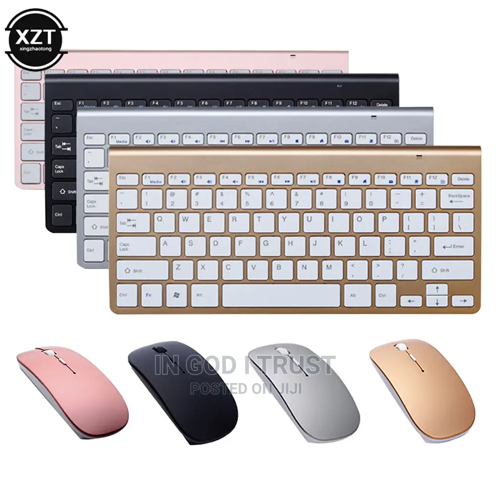 Wireless Keyboard and Mouse Mini Multimedia