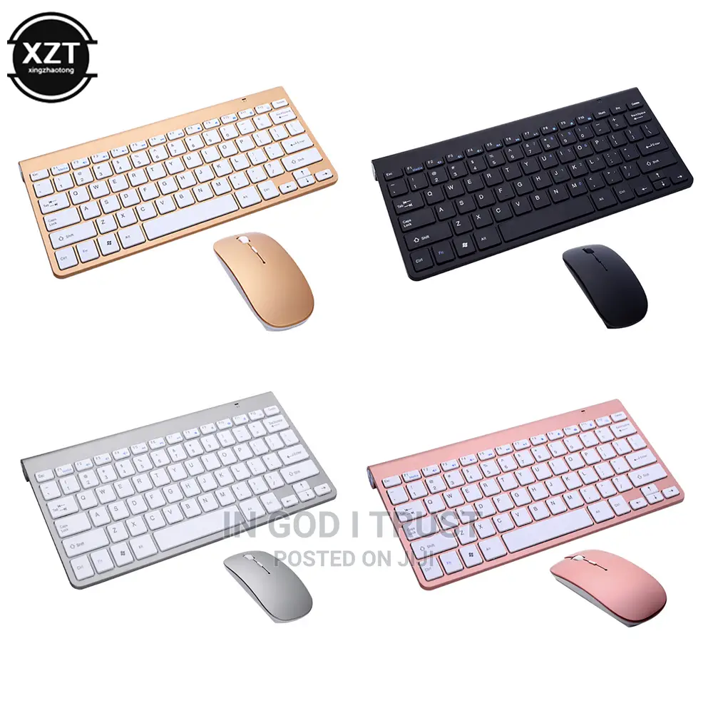 Wireless Keyboard and Mouse Mini Multimedia