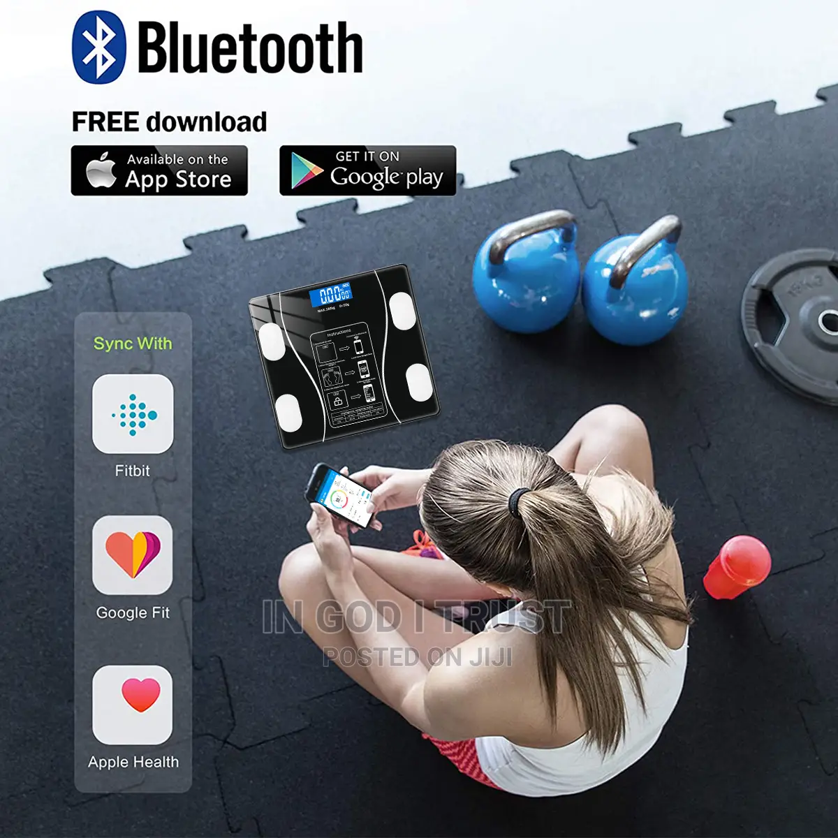 Weighing Scale Bluetooth Body Fat Escamas Smart Electronic