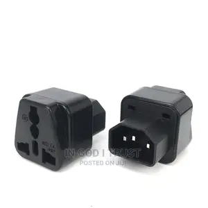 High Quality IEC 320 C14 Male to C13 Female